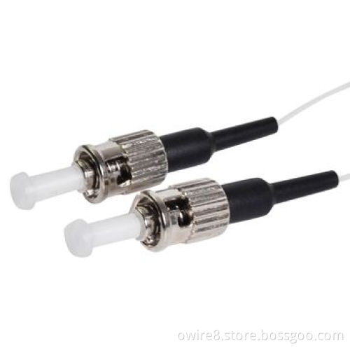 Multiple Mode Fiber-optic Patch Cords, ST-ST with 850/125um, CE Mark